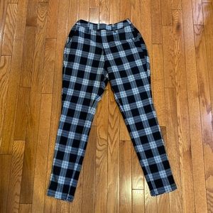 Hot Topic black and white plaid pants